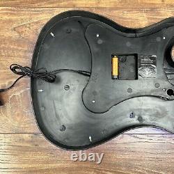 Elvis Presley Guitar Illuminating Neon Clock Very Rare The King of Rock and Roll