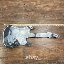 Elvis Presley Guitar Illuminating Neon Clock Very Rare The King of Rock and Roll