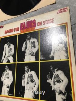 Elvis Presley Having Fun With Elvis On Stage RARE BOXCAR? Label