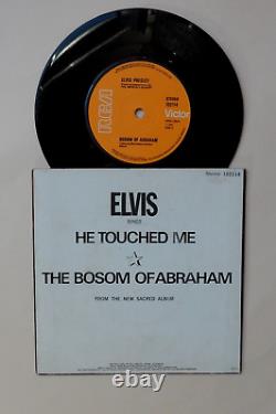 Elvis Presley He Touched Me/Bosom Of Abraham super rare 1972 Australia 7 NM