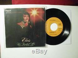 Elvis Presley He Touched Me/Bosom of Abraham Rare Disc Error 45/USA/1972