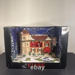 Elvis Presley Heartbreak Hotel Christmas Porcelain Display RARE Lighted Musical