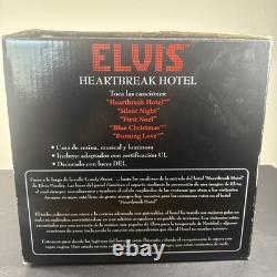 Elvis Presley Heartbreak Hotel Christmas Porcelain Display RARE Lighted Musical