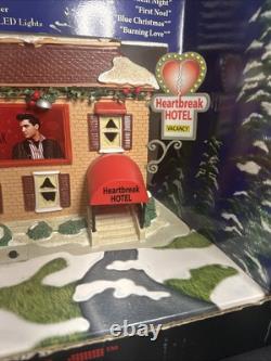 Elvis Presley Heartbreak Hotel Christmas Porcelain Display RARE Lighted Musical