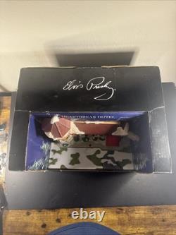 Elvis Presley Heartbreak Hotel Christmas Porcelain Display RARE Lighted Musical