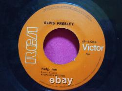 Elvis Presley Help Me If You Tal Spanish Titles Machu Picchu Inka Peru 45 RPM 7