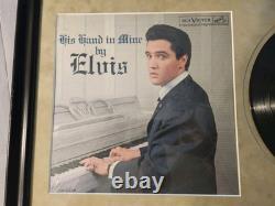 Elvis Presley His Hand In Mine Framed Rare & Nice! RCA Record