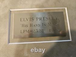 Elvis Presley His Hand In Mine Framed Rare & Nice! RCA Record