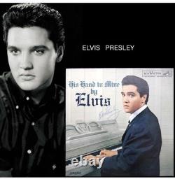 Elvis Presley His Hand In Mine Signed Album Autograph Gospel Rare
