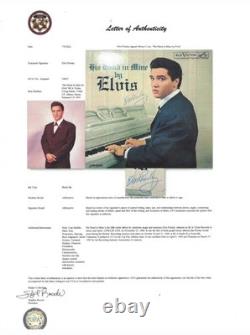 Elvis Presley His Hand In Mine Signed Album Autograph Gospel Rare