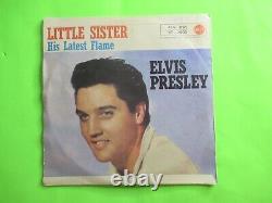 Elvis Presley His Latest Flame 45 7 Pic Sleeve Picture Italy Italian Press Rare