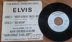 Elvis Presley How Great Thou Are Rare WLP Promo with Sleeve SP-45-162