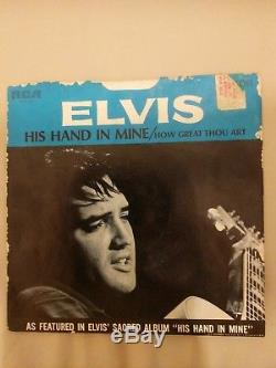 Elvis Presley- How Great Thou Art / His Hand In Mine MEGA RARE PS+45 -74-0130