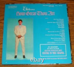 Elvis Presley How Great Thou Art Rare Rigid Vinyl Orange Label Hollywood Press