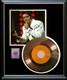 Elvis Presley If I Can Dream 45 Rpm Gold Record W-printed Signed Autograph Rare