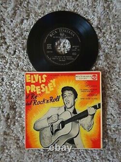 Elvis Presley Il Re Rock N Roll Italy Ep Very Rare 7 Inch