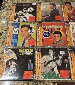 Elvis Presley- Import Japan Lot Of 17 Pieces Cds. New Sealed Rare! Mint Set