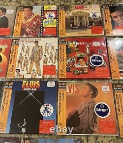 Elvis Presley- Import Japan Lot Of 17 Pieces Cds. New Sealed Rare! Mint Set
