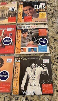 Elvis Presley- Import Japan Lot Of 17 Pieces Cds. New Sealed Rare! Mint Set