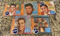 Elvis Presley- Import Japan Lot Of 5 Pieces Cds- Rare! Mint Set! Nm/nm