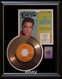 Elvis Presley In The Ghetto Gold Record Non Riaa Award Rare