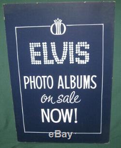 Elvis Presley International Hotel Concert Photo Album Standee Display RARE