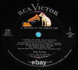 Elvis Presley It Happened At The World's Fair Mono 1st Issue with RARE LABEL