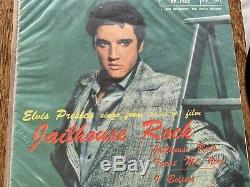 Elvis Presley JAPAN- JAILHOUSE ROCK 45 EP 1267 SUPER RARE- NEAR MINT
