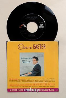 Elvis Presley Joshua Fit The Battle 7 Very Rare 1966 Gold Standard NM 447-0651