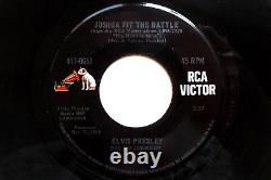 Elvis Presley Joshua Fit The Battle 7 Very Rare 1966 Gold Standard NM 447-0651