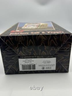 Elvis Presley Jukebox Salt And Pepper Shakers Vandor 2005 New Stackable Rare NIB