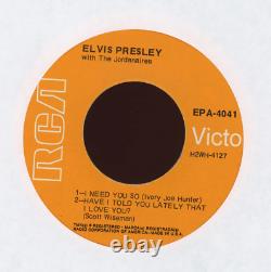 Elvis Presley Just For You on RCA EPA 4041 Rare Orange Label EP 45 With Cover