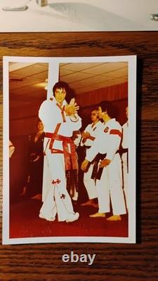 Elvis Presley Karate Photos + 1987 Fighter Magazine Lot Rare Candid Shots