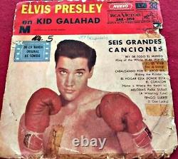 Elvis Presley Kid Galahad 6 Songs Ep 7 Very Rare Uruguay