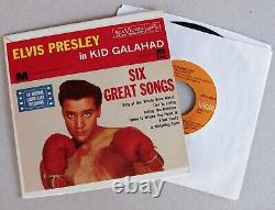 Elvis Presley Kid Galahad EPA-4371. Rare Orange Label with Orig Picture Sleeve
