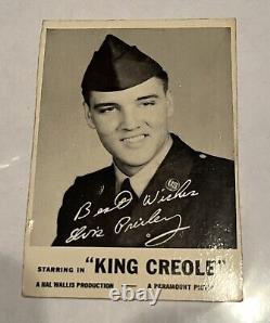 Elvis Presley King Creole PROMO Card Moss Photo 1958 All Star Shows RARE