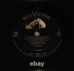 Elvis Presley LPM-1382 Mono MEGA RARE LP & 1st ISSUE COVER with TEXT ON BACK