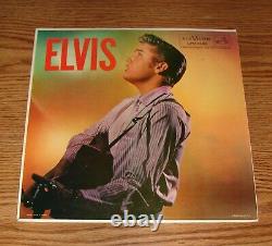 Elvis Presley LPM-1382 Mono MEGA RARE LP & COVER with TEXT ON BACK