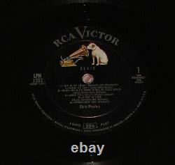 Elvis Presley LPM-1382 Mono MEGA RARE LP & COVER with TEXT ON BACK