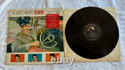 Elvis Presley LPM-2011 A Date With Elvis LP I 1S/1S Original WithRed Sticker RARE