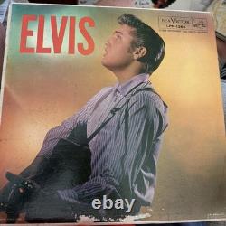 Elvis Presley LP Elvis SELF TITLED 1956 AD BACK Rare RCA Victor LPM-1382