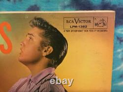 Elvis Presley LP Elvis SELF TITLED 1956 AD BACK Rare RCA Victor LPM-1382