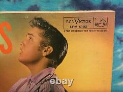 Elvis Presley LP Elvis SELF TITLED 1956 AD BACK Rare RCA Victor LPM-1382
