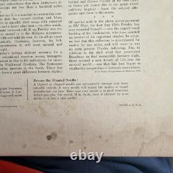 Elvis Presley LP Elvis SELF TITLED 1956 AD BACK Rare RCA Victor LPM-1382