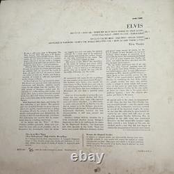 Elvis Presley LP Elvis SELF TITLED 1956 AD BACK Rare RCA Victor LPM-1382