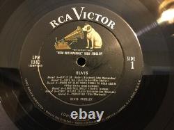 Elvis Presley LP Elvis SELF TITLED 1956 AD BACK Rare RCA Victor LPM-1382