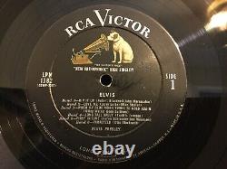 Elvis Presley LP Elvis SELF TITLED 1956 AD BACK Rare RCA Victor LPM-1382