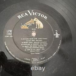 Elvis Presley LP Elvis SELF TITLED 1956 AD BACK Rare RCA Victor LPM-1382