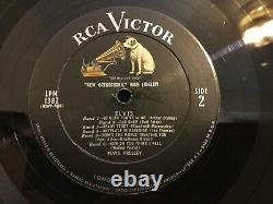 Elvis Presley LP Elvis SELF TITLED 1956 AD BACK Rare RCA Victor LPM-1382