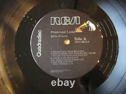 Elvis Presley LP, Promised Land, RARE QuadraDisc, Black label, RCA # ADP1-0873